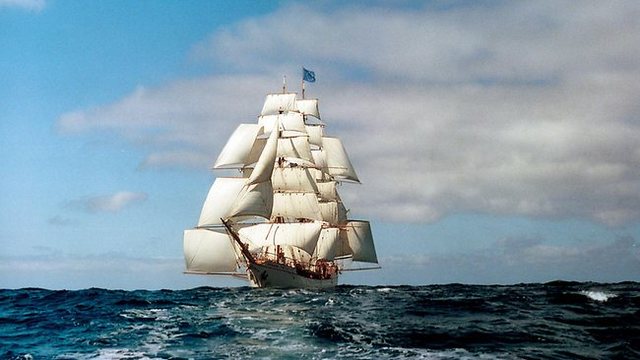 The Dutch sailed to Australia