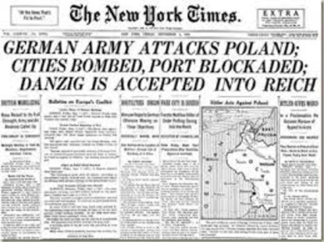Germany Invaded Poland(Blitzkrieg)