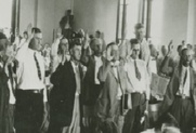 First day of the trial