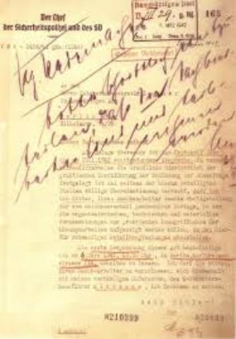 Hitler enacted the Final Solution