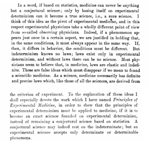 "An Introduction to the Study of Experimental Medicine"
