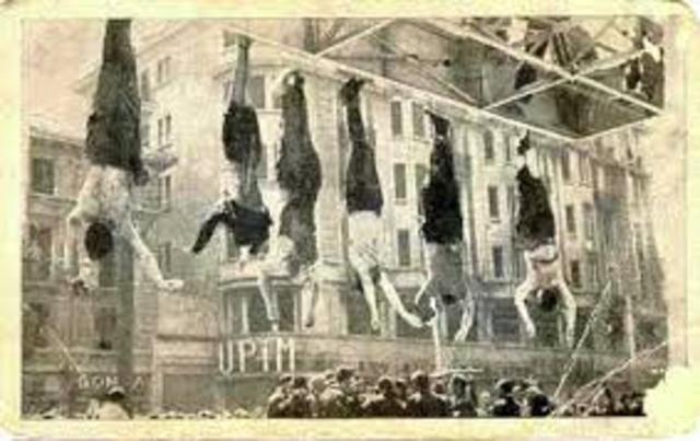 Execution of Mussolini