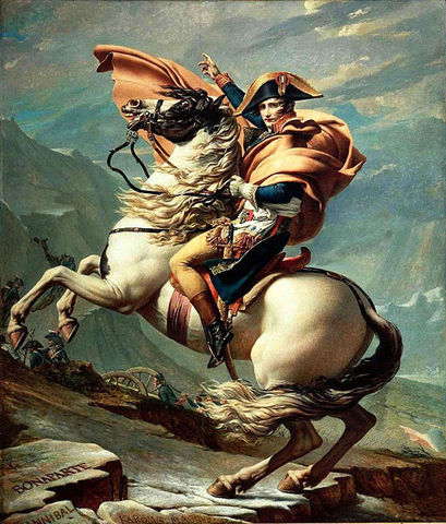 Napoleon Bonaparte: Napoleon Crossing the Alps