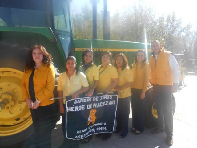Inicio trabajo en Jardín de Niños Héroe de Nacozari