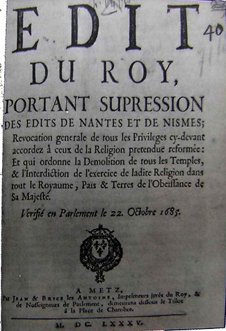 Edict of Fontainebleau