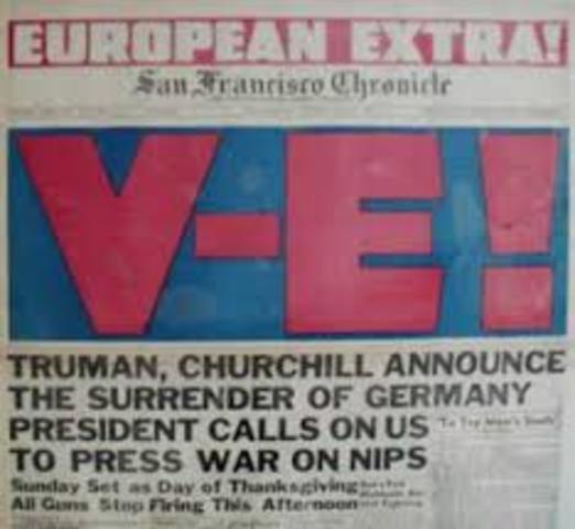 Victory in Europe Day (Germany surrender)