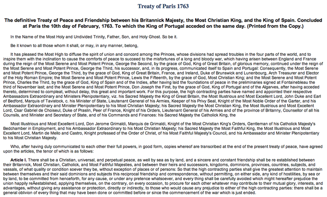 Treaty of Paris