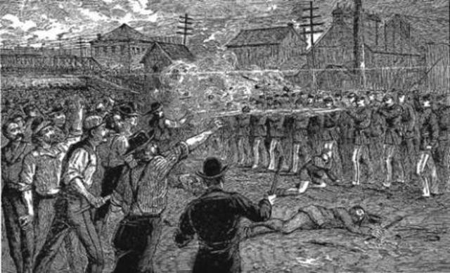 Pennsylvania's Governor called every regiment to suppress the strike