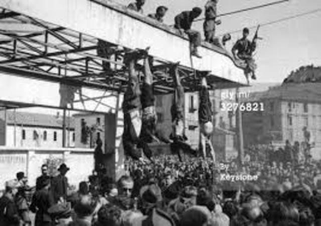 Mussolini was Executed