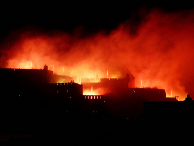 Matilda's escape from Oxford Castle