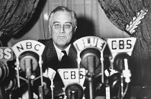 FDR gives his Quarantine Speech
