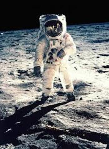 First Man to walk on the moon