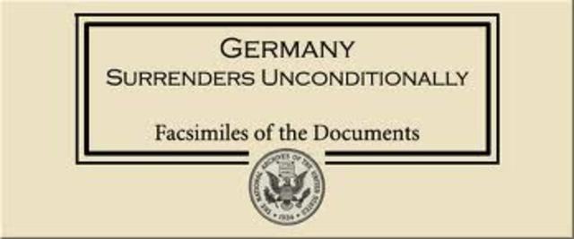 Germany Surrenders to America