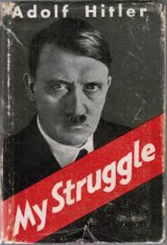 Hitler writes Mein Kampf. His ideas are mostly ignored.