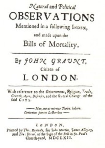 Disease and Statistics: John Graunt's Observations on the Bills of Mortality