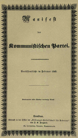 Karl Marx Publishes the Communist Manifesto