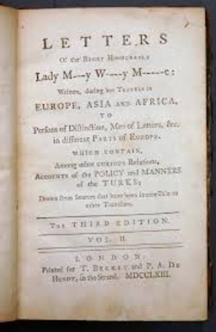 Beginning of Smallpox Prevention: Variolation and the Letters of Lady Mary Montagu