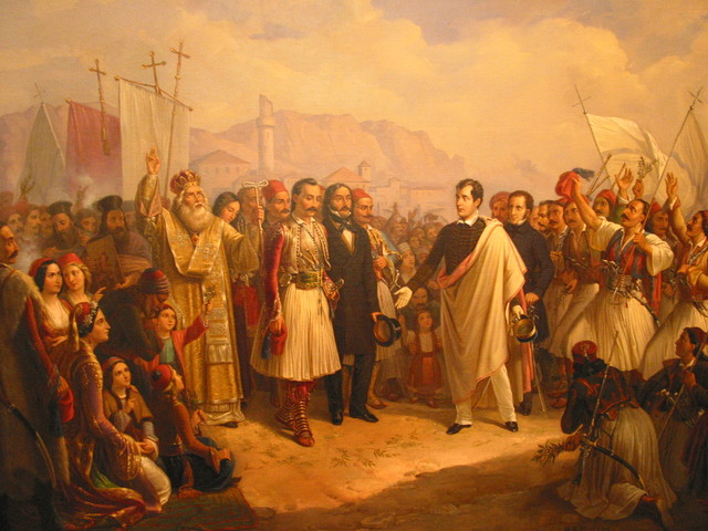 Lord Byron during Greek War of Independence