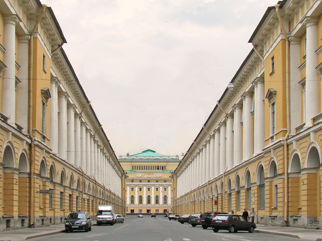 улица зодчего Росси.