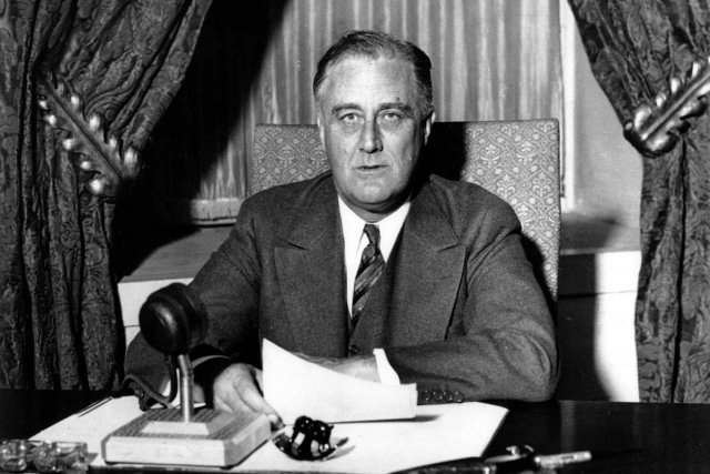 Franklin D. Roosevelt (FDR) became President of the U.S.