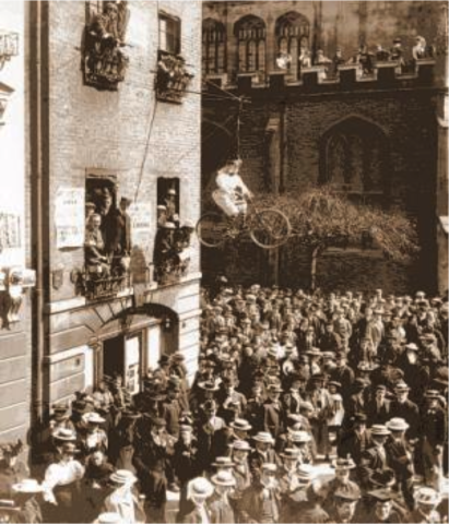 Photograph of protests in 1897 London