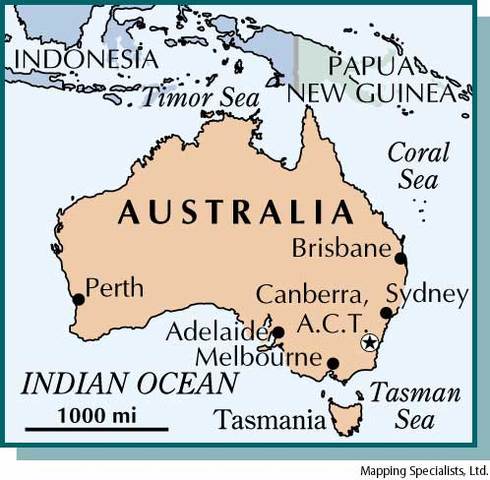 Canberra was completed.