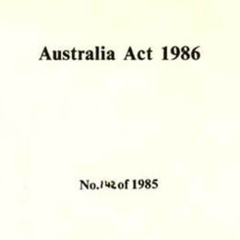 Australia Act.