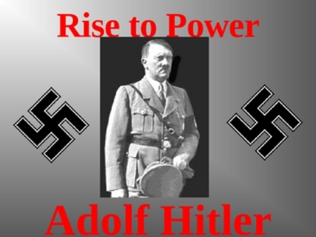 rise of the hitler of the new nazi party