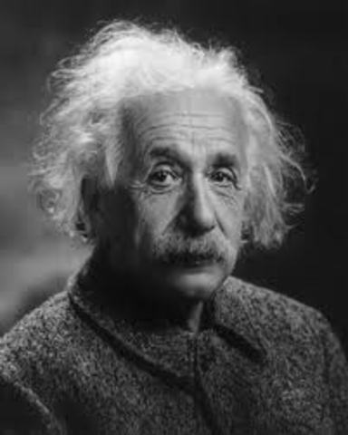 Albert Einstein developed the Theory of Relativity