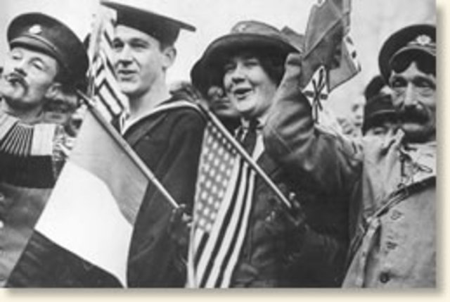 Singing of the Armistice