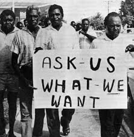 The government changes in favor of the Aborigines