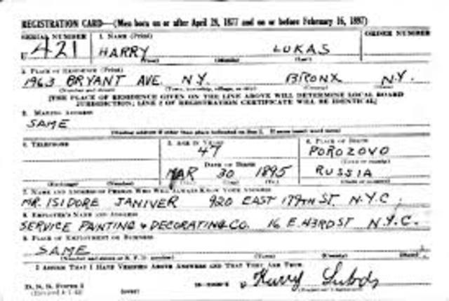 Selective Service Act wwII