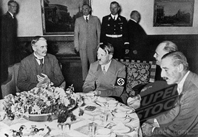 Adolf Hitler took the Sudetenland