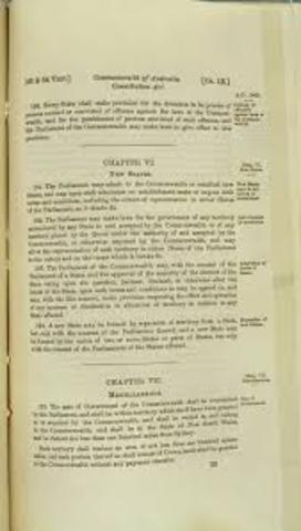 The Commonwelath of Australia Constituition was presented to Australia.