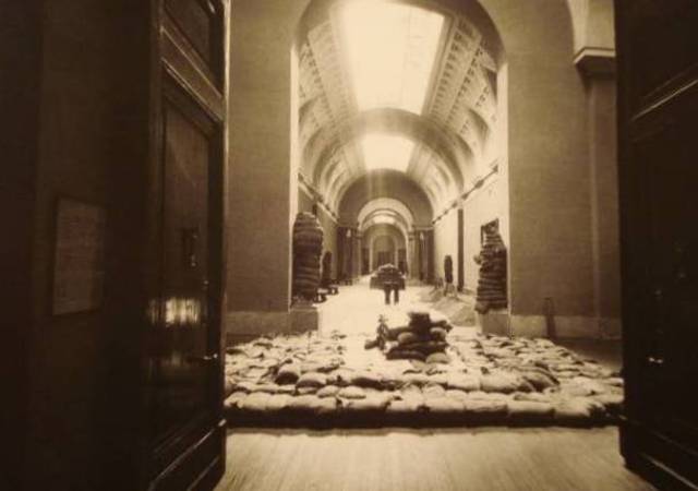 Traslado de cuadros del Museo del Prado