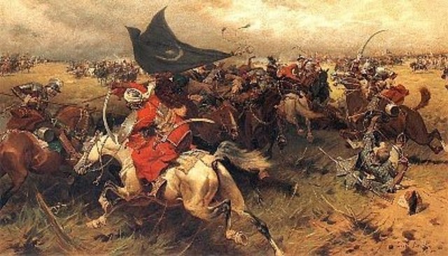 The rout of the Byzantine army