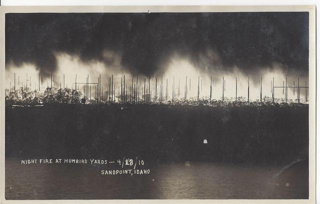 1910 Humbird Lumber Yard Fire