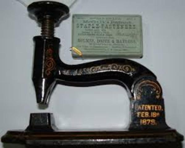 the first stapler