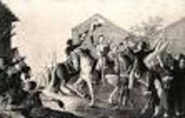 D. Miguel, em Vila Franca de Xira