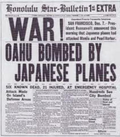japan attacks pearl harbor