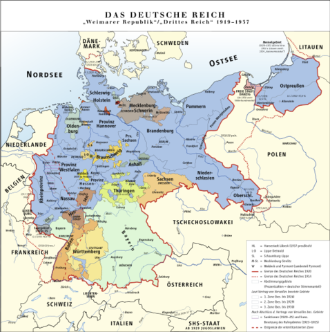 Weimar Republic established in Germany