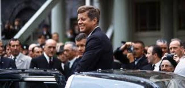 John F. Kennedy is assassinated