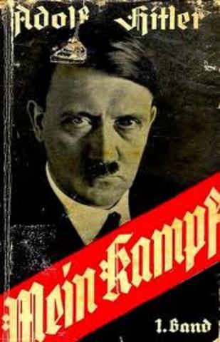 Adolf Hitler wrote Mein Kampf