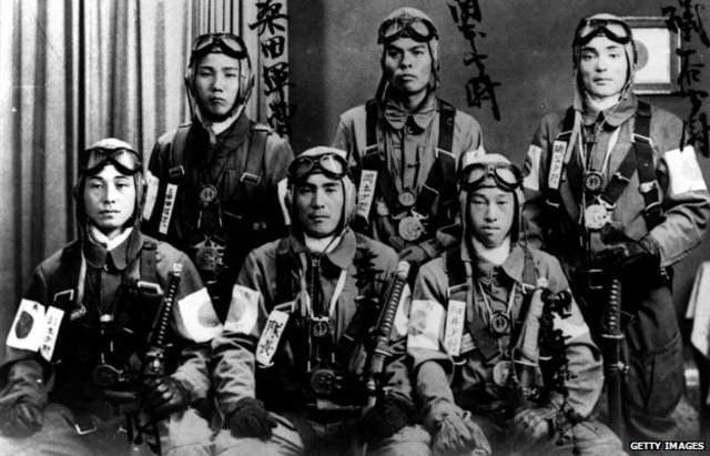 Kamikaze Pilots Appear in the Pacific