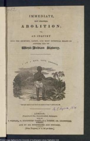 "Immediate, not gradual abolition"  (3)