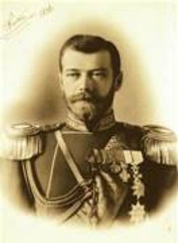 Czar Nicholas ii leads russia