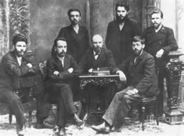 Russian Marxists Split Into Mensheviks and Bolsheviks