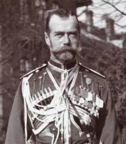 Czar Micholas II became the leader of russia