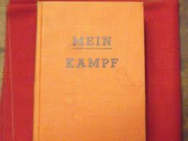 Adolf Hitler wrote the Mein Kampf