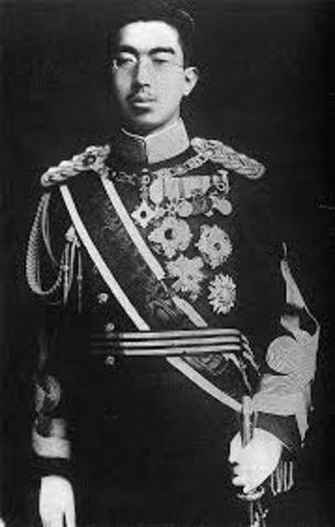 Hirohito became the emperor of Japan